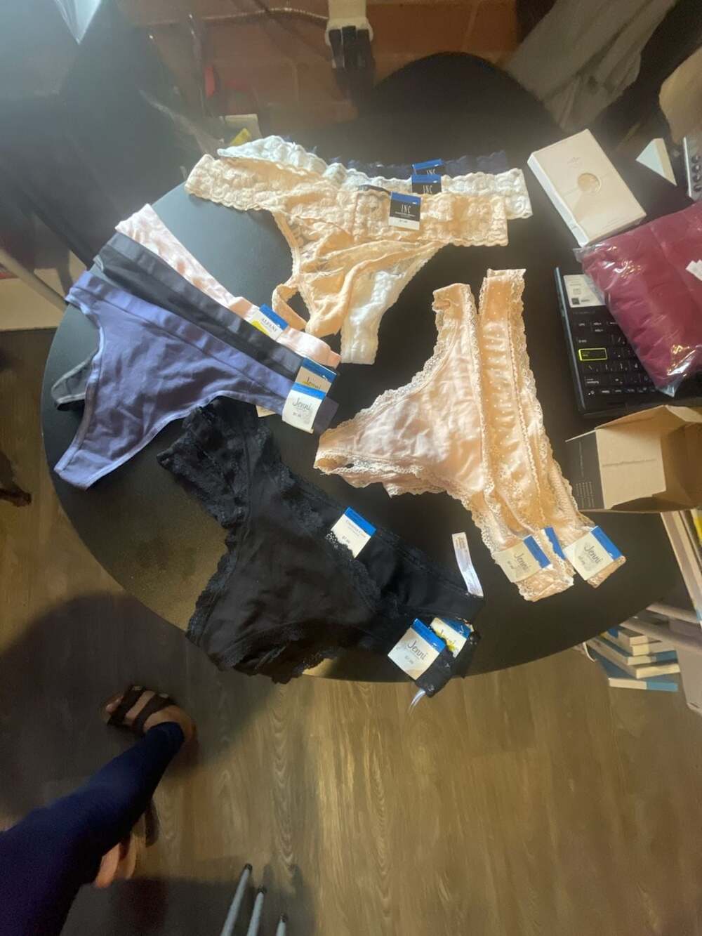 Jenni Thong Lot Size XLarge Assorted Colors Lace Intimates New